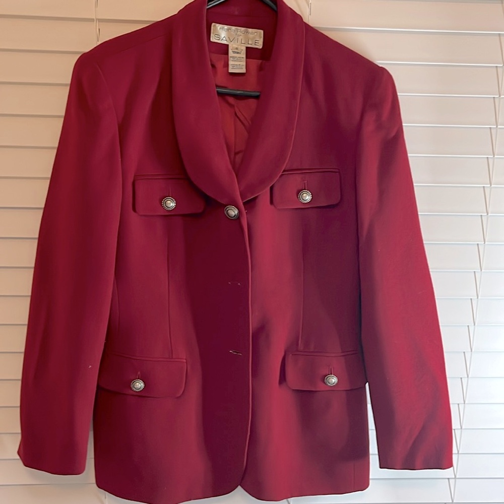 Red blazer